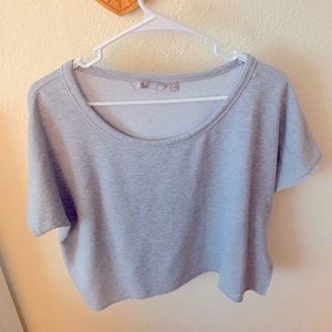 Gray Athleta Crop Top